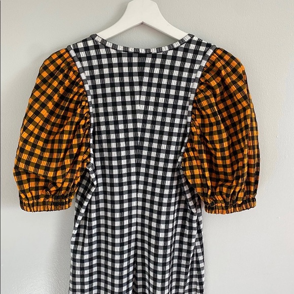 Kenzo 2019 Gingham Seersucker Dress - Picture 4 of 10